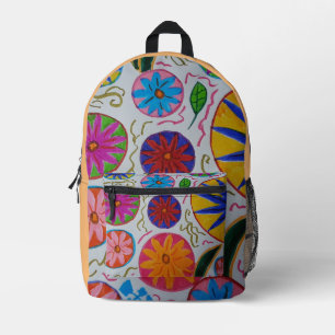 Mochila Impresa Floral moderna