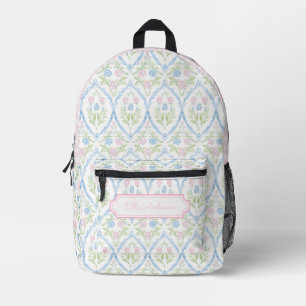 Mochila Impresa Floral Pastel Grandmillennial