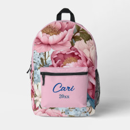 Mochila Impresa Floral personalizada de moda
