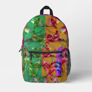 Mochila Impresa Flores