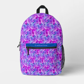 Mochila Impresa Flores blancas hibiscus con matices Bouquet Person