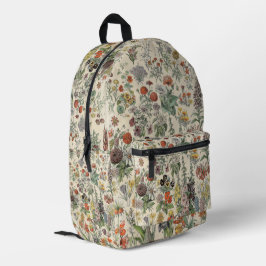 Mochila Impresa Flores de época
