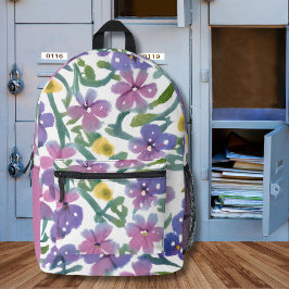 Mochila Impresa Flores salvajes de verano