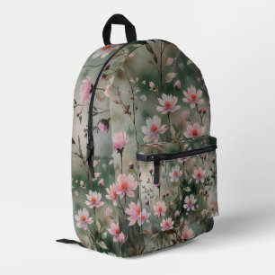 Mochila Impresa Flores silvestres de bonito