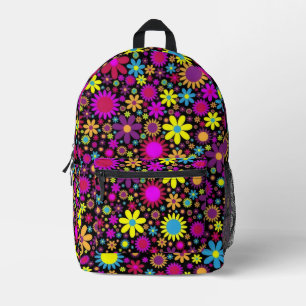 Mochila Impresa Flower Power