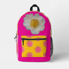 Mochila Impresa Flower Power 2 Print Cut Sew Bag