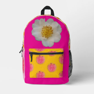 Mochila Impresa Flower Power 2 Print Cut Sew Bag