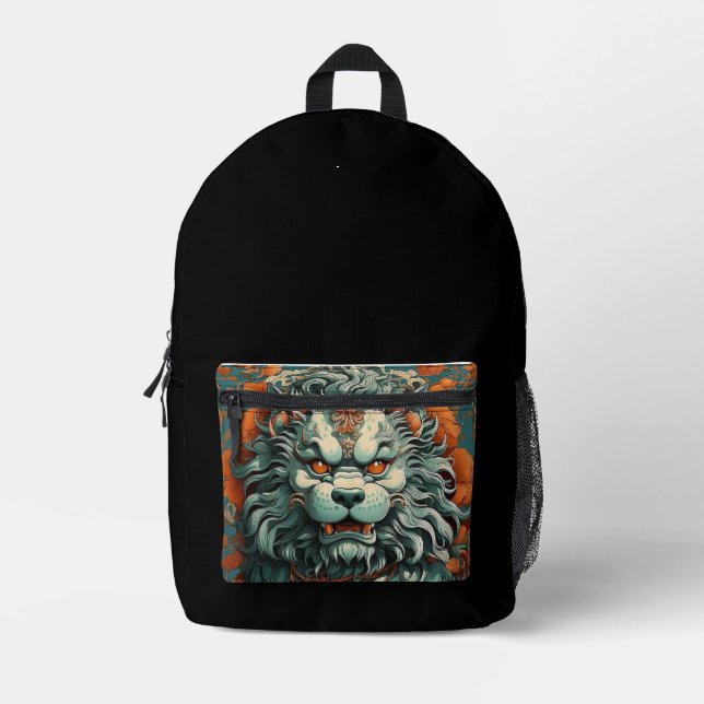 Mochila Impresa Flu Lion of Wisdom (Anverso)