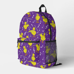 Mochila Impresa Flute Chick Music Notes