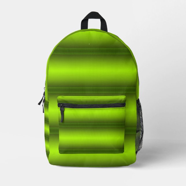 Mochila Impresa Foliage verde (Anverso)