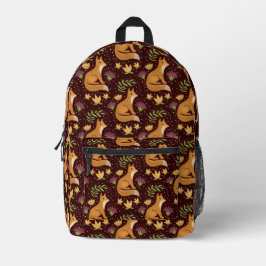 Mochila Impresa Folk Foxes