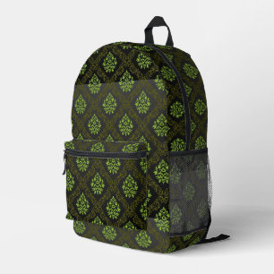 Mochila Impresa Fondo de escritorio Floral Verde