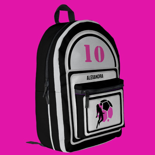Mochila Impresa Football, Football Player Girl, Team, Gift  (Subido por el creador)