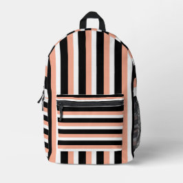 Mochila Impresa For Style Lovers – Abstract Peach Art Backpack
