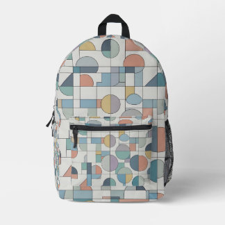 Mochila Impresa Forma geométrica