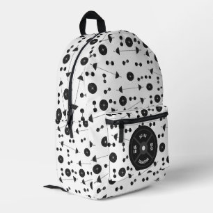 Mochila Impresa Formación de peso Fitness Dumbbell Bodybuilding