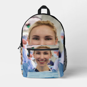 Mochila Impresa Foto de médico personalizar
