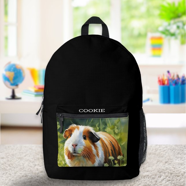 Mochila Impresa Foto de su Mascota (A backpack to customize with a favorite photo of your pet and their name)