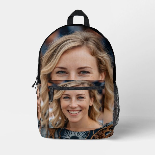 Mochila Impresa Foto del profesor personalizar (Anverso)