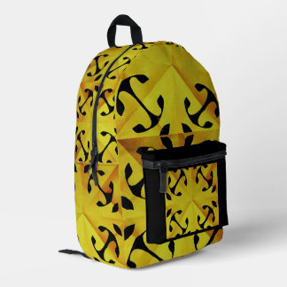 Mochila Impresa Fragmento Solar abstracto Geométrico 