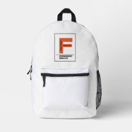 Mochila Impresa FRICCIÓN TRANSITORIA. RIQUEZA PERMANENTE. - Invers