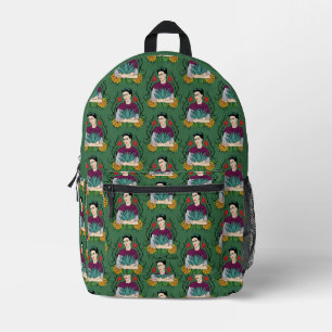 Mochila Impresa Frida Kahlo   Patrón Mi México Lindo