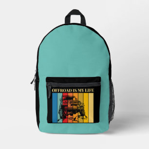 Mochila Impresa fuera del camino es mi vida