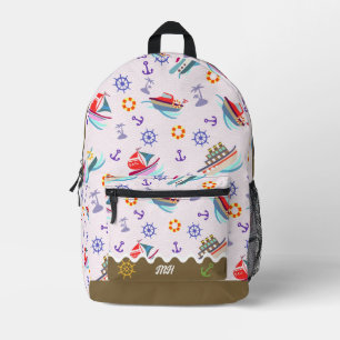Mochila Impresa Fun Bot White