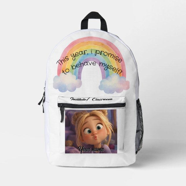 Mochila Impresa fun customizable backpack (Anverso)