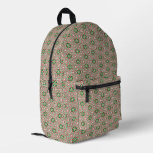 Mochila Impresa Funky Trippy Ecléctico Boho Navidades Kaleidoscope
