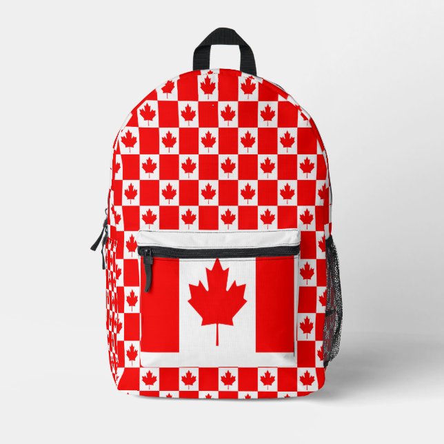 Mochila Impresa Funy Backpacks Canada art (Anverso)