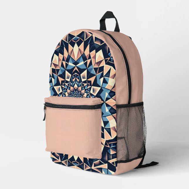 Mochila Impresa Fusión fractal (Esquina derecha trasera )