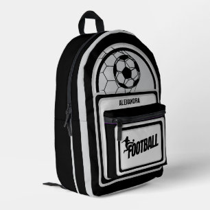 Mochila Impresa Fútbol, jugador de fútbol Chica, equipo, dufa de r