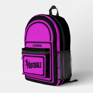 Mochila Impresa Fútbol, jugador de fútbol Chica, equipo, dufa de r