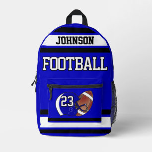 Mochila Impresa Fútbol Royal Blue - Editable