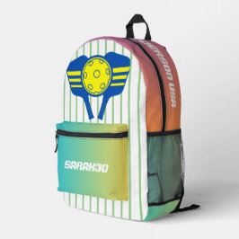 Mochila Impresa Futbolistas del Monograma Futbolistas del gradient