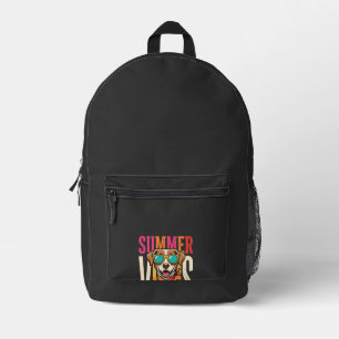 Mochila Impresa Gafas de sol para perro Summer Vibes