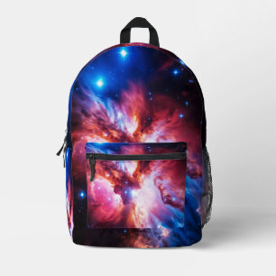 Mochila Impresa Galaxia de Nebulosa Colorida Espacio Estrellas Uni