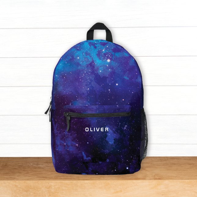 Mochila Impresa Galaxia Espacio Exterior Universo con niños de nom (Subido por el creador)