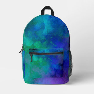 Mochila Impresa Galaxia Paint Splatter efecto