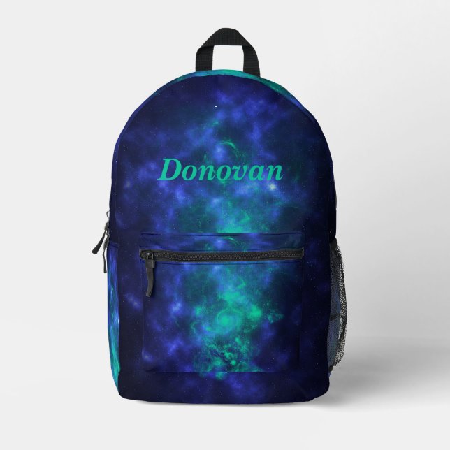 Mochila Impresa Galaxia personalizada (Anverso)