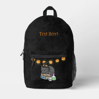 Mochila Impresa Gato de bruja