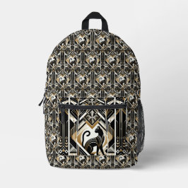 Mochila Impresa Gato decorativo abstracto moderno