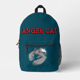 MOCHILA IMPRESA GATO ENFADADO