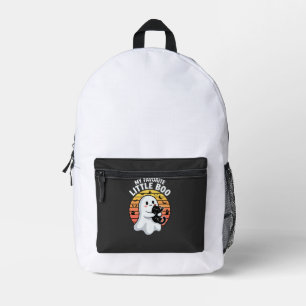 Mochila Impresa Gato Fantasma de Halloween Little Boo