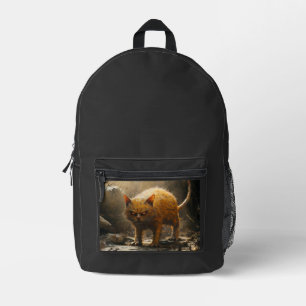 Mochila Impresa Gato monstruo
