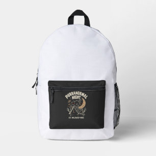 Mochila Impresa Gato Negro de Halloween Luna (2)