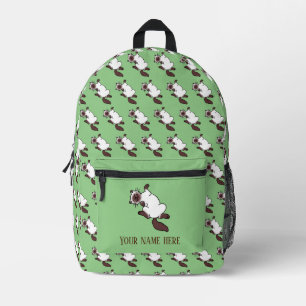 Mochila Impresa gato siamés juguetón (nombre)