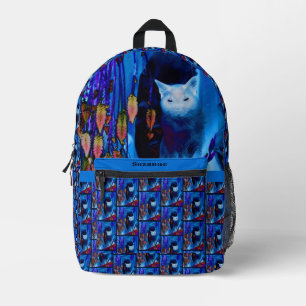 Mochila Impresa Gato siamés posando resumen personalizado