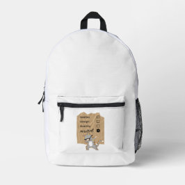 Mochila Impresa Gatos traviesos